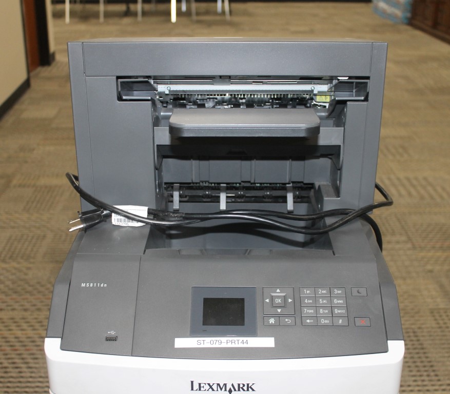 LEXMARK MS811DN MONO LASER PRINTER, MODEL MS811DN 2 SIDED PRINTING AN