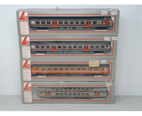 Nine boxed Lima H0 scale Coaches, eight boxed Wagons including Car Transporter and two boxed Signals 