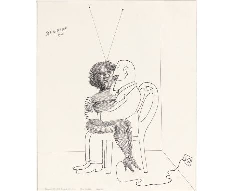 (See English version below)„Untitled“. 1968Tuschfeder und Bleistift auf Papier. 35, 8&nbsp;×&nbsp;30&nbsp;cm ( 3&nbsp;⅛&nbsp;