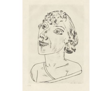 (See English version below)„Sarika“. 1922Kaltnadel auf Japan.  29,5&nbsp;×&nbsp;21&nbsp;cm (49,3&nbsp;×&nbsp;35,4&nbsp;cm) ( 