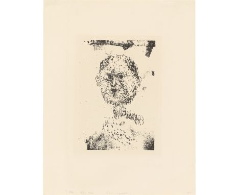 (See English version below)„Kopf (Bärtiger Mann)“. 1925Lithografie auf Papier.  22&nbsp;×&nbsp;15,2&nbsp;cm (39,3&nbsp;×&nbsp