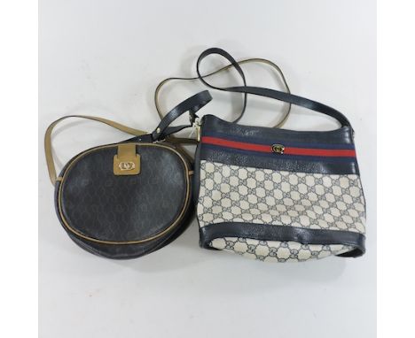A Gucci handbag, together with a Christian Dior handbag