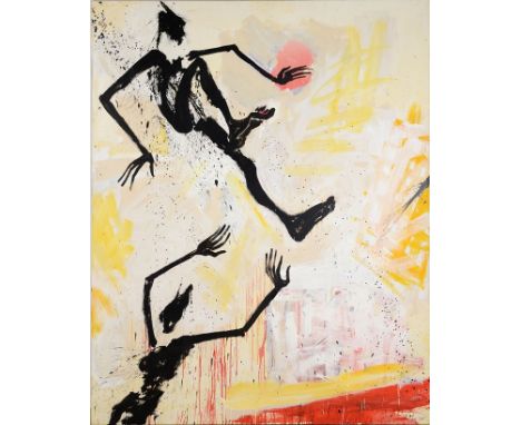 HELGE LEIBERG(geb. 1954 in Dresden, tätig in Berlin)Transformation (M 04 071), 2004Acryl auf Leinwand, 250 x 200 cm, rechts u