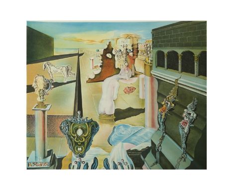 Salvador Dali, Spanish (1904 - 1989) Color Lithograph on Arches Paper "Invisible Man" Signed and Numbered 42/300 on Lower Mar