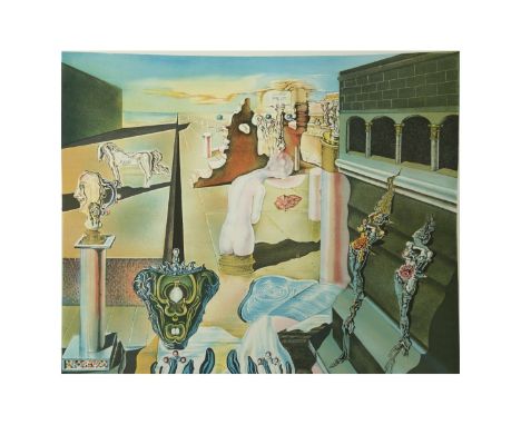 Salvador Dali, Spanish (1904 - 1989) Color Lithograph on Arches Paper "Invisible Man" Signed and Numbered 19/300 on Lower Mar