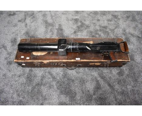 A MK III H265 WW1 Aircraft Reconnaissance Camera in the shape of a Lewis Machine Gun, made by Thornton . Packard Altringham i