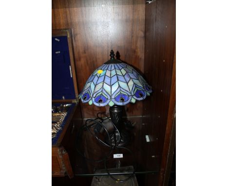A TIFFANY STYLE LAMP