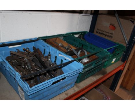 THREE TRAYS OF ASSORTED TOOLS