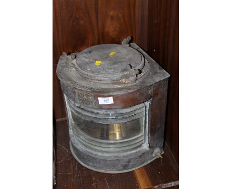 A SHIPS 'PORT' LAMP BY SEAHORSE GB