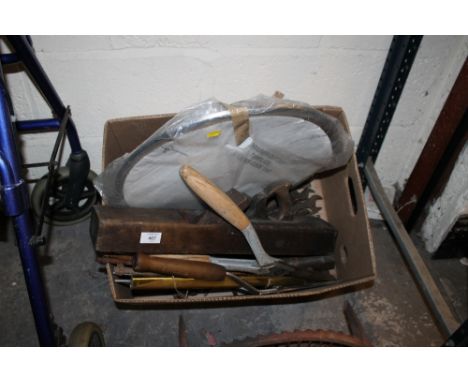 A SELECTION OF HAND TOOLS TO INC PLANES