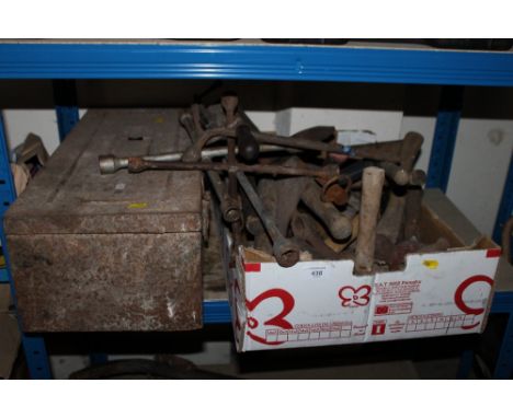 A LARGE SELECTION OF HAMMERS & OTHER HAND TOOLS