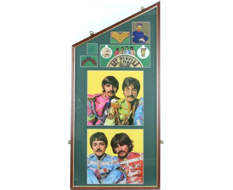 The Beatles - Large collection of related prints and newspaper / magazines covers including a NME from 1980, all framed, (App