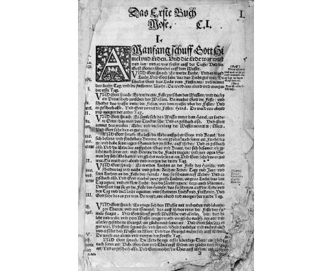-- Die Ausgabe letzter Hand der Lutherbibel bei Hans Lufft-- Biblia Germanica. - (Biblia: Das ist die gantze heilige Schrifft