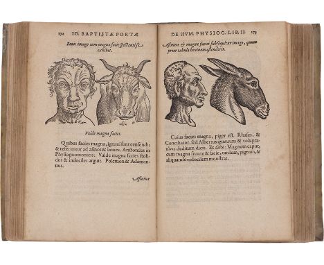 Della Porta, Giambattista. De humana physiognomonia libri IIII. Qui ab extimis, quae in hominum corporibus conspiciuntur sign