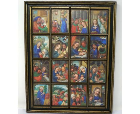 Das Stein-Quadriptychon des Simon Bening. W 442. Faksimile und Kommentar in 4 Tafeln und 1 Band. 34 x 27 cm (Tafel) bzw 33,5 