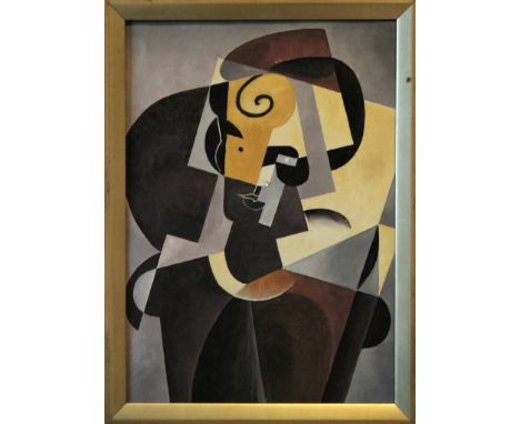 After the Cubist SchoolAfter Juan Gris Portrait de Josette Grisoil on canvas, 36.5cm x 26cm