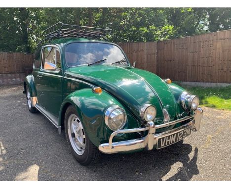 1971 Volkswagen Beetle 1300, Registration No. VHM 123M, finished in Green with a Black Vinyl interior, and also benefiting fr