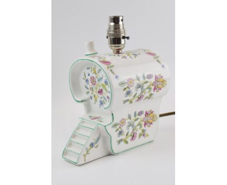 Minton Haddon Hall Gypsy Wagon / Caravan lamp base, 18cm long.  In good condition with no obvious damage or restoration.