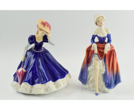 Royal Doulton figures to include Phyllis HN3180 and Mary HN4802 (2).  In good condition with no obvious damage or restoration