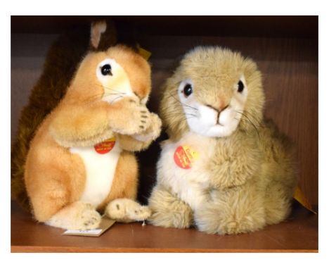Steiff - Kecki Squirrel and Dormy Rabbit  