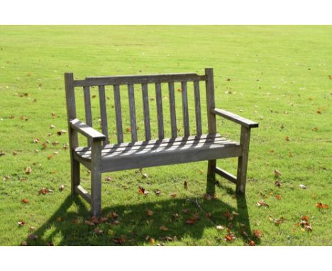 Teak garden bench  