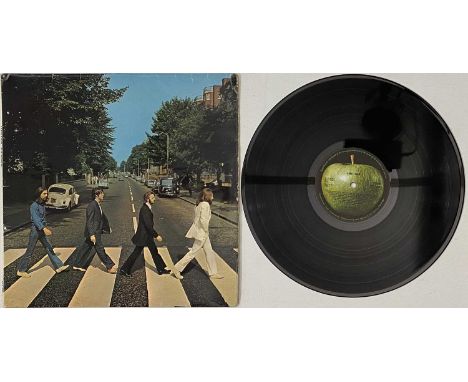 THE BEATLES - ABBEY ROAD LP (ORIGINAL MISALIGNED SLEEVE COPY - PCS 7088). A great original Misaligned copy of Abbey Road... T