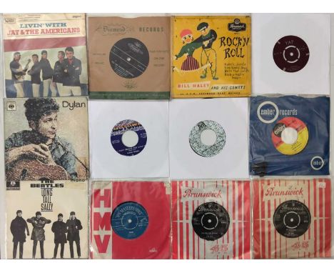 COLLECTION OF 50S / 60S 7" SINGLES + EPS. A nice lot of approximately 250 7" singles from the 50s / 60s. Titles include Jay &