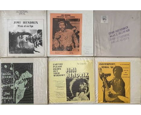 JIMI HENDRIX - PRIVATE RELEASES - LP COLLECTION. A lovely collection of 19 x LPs. Titles include Maui, Hawaii (red vinyl), Un