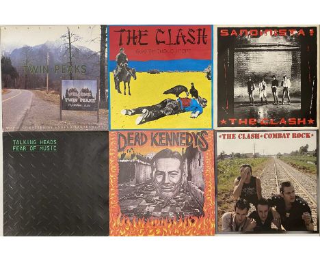 NEW WAVE/PUNK/ROCK - LPs. Ace collection of around 90 x well-kept LPs (including a few 12"). To include The Clash - Sandinist