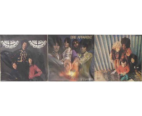 JIMI HENDRIX / RELATED - LP RARITIES PACK. A tasteful pack of 3 x LPs. Titles are Band Of Gypsys (2406002, puppet sleeve, Ex/