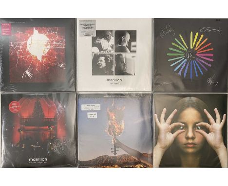 MARILLION CONTEMPORARY TITLES AND PRESSINGS LP COLLECTION - a collection of 19 Marillion contemporary titles and pressings LP