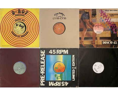 REGGAE - 12" COLLECTION. A fine collection of around 57 reggae 12" singles. Artists/ titles include The Jolly Brothers - Cons