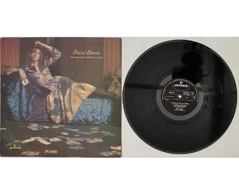 DAVID BOWIE - THE MAN WHO SOLD THE WORLD LP (ORIGINAL UK DRESS SLEEVE COPY - MERCURY 6338 041). Ever sought-after original UK