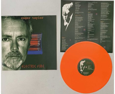 ROGER TAYLOR - ELECTRIC FIRE LP (724349672413). A super cool rarity here by Roger Taylor - Electric Fire (orange vinyl, 72434