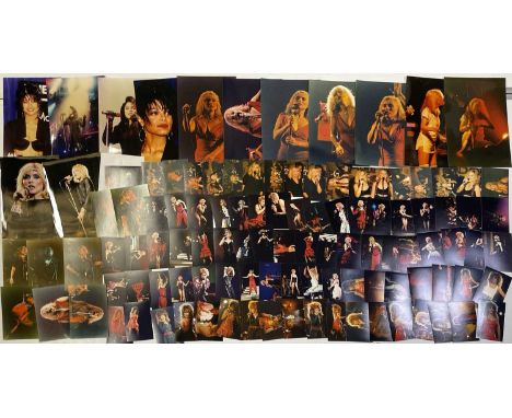 Large collection of privately printed/commercially available vintage concert photos to include many hundreds of images either