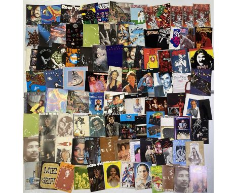 111 assorterd concert and event programmes, mostly c 1970s-80s to include: Rolling Stones, Reading Rock Festival (multiple), 