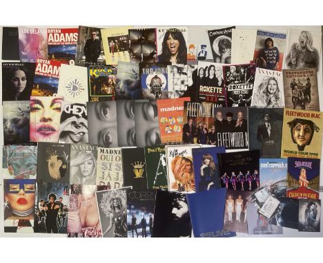 Approx 52 mostly c 2000s concert and tour programmes to include: Keane, Manic Street Preachers, The Who, Madness, Anastacia, 