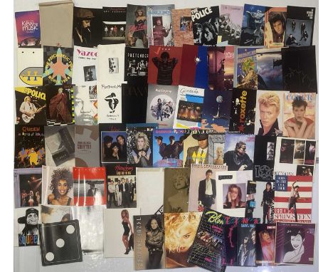 Approx 65 mostly c 1970s/80s concert and tour programmes and booklets - chiefly in very clean condition. Artists to include: 