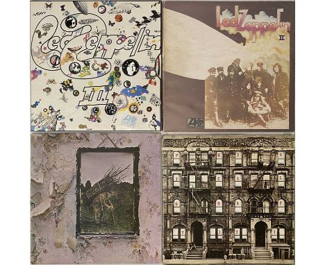 LED ZEPPELIN - LP RARITIES PACK. A quality pack of 4 studio LPs by Led Zeppelin. Titles include II (588198, UK plum/ red Atla