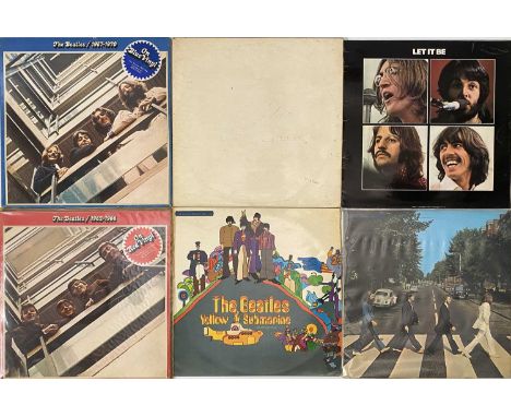 THE BEATLES - LP COLLECTION. A timeless selection of 21 LPs by The Beatles. Titles include Let It Be (PCS 7096, 1976 uK white
