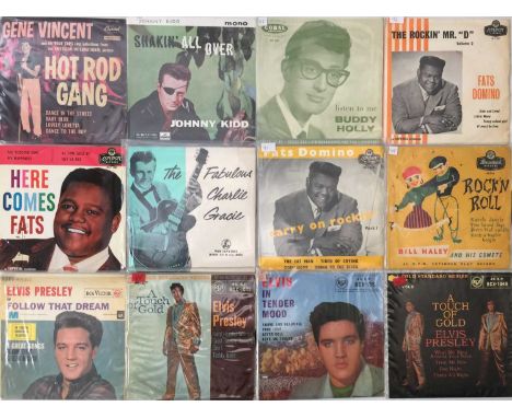 ROCK N ROLL - 7" EP PACK. A timeless pack of 23 rock n roll 7" EPs. Artists/ titles include Gene Vincent - Hot Rod Gang (EAP 