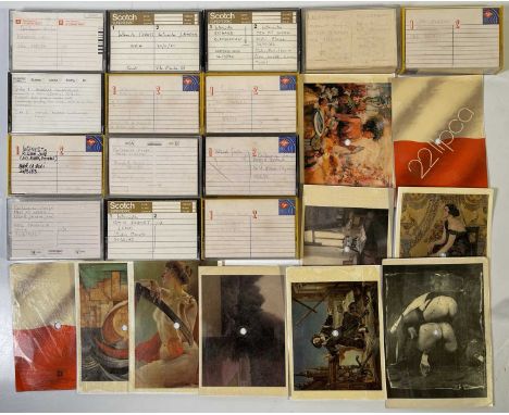 Fourteen Italian cassette tapes containing interviews with artists named on inlay cards to inc Joe Jackson, Chris Squire of Y