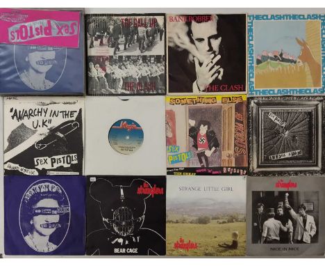 SEX PISTOLS / CLASH / STRANGLERS / RELATED - 7" COLLECTION. A collection of approx 60 x 7". Artists/ Titles include Sex Pisto