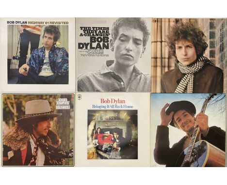 FOLK ROCK/SINGER-SONGWRITERS - LPs. Smart collection of around 52 x LPs. To include Bob Dylan (x9, 70s/80s pressings) inc. Bl