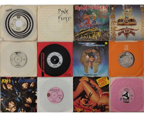 ROCK AND METAL 7" COLLECTION - a collection of approximately 615 Rock and Metal 7"s. Collection to include: Black Sabbath - P