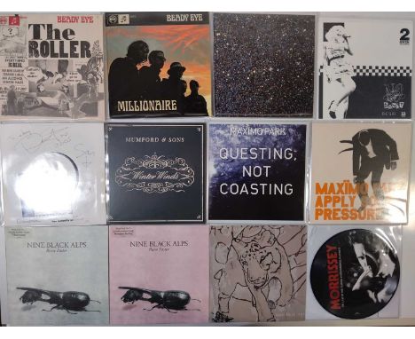 INDIE / ROCK - 2000s ONWARDS - 7" COLLECTION. A smashing collection of approx 60 x 7" to include signed copies. Collection to