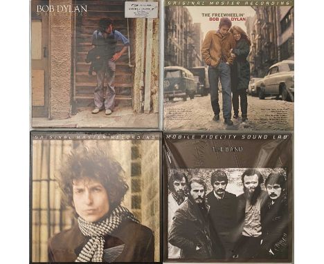 BOB DYLAN/ THE BAND - AUDIOPHILE LP PACK (NEW &amp; SEALED). A wonderful pack of 4 audiophile reissues, all new &amp; sealed.