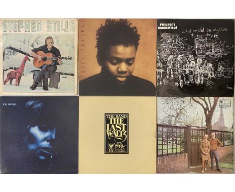FOLK/ FOLK ROCK/ SINGER-SONGWRITER - LP COLLECTION. A timeless collection of 58 folky LPs. Artists/ titles include Fairport C