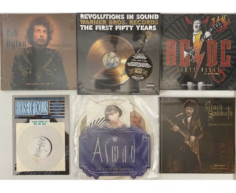 ROCK - PIC DISCS/ NEW &amp; SEALED CD/ DVD/ BOOK SETS. A curious selection of 9 picture discs/ sealed sets. Artists/ titles i