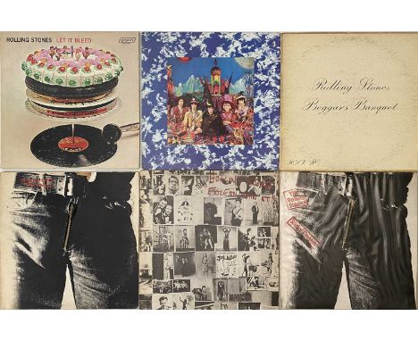 THE ROLLING STONES - LP COLLECTION. A quality collection of around 37 LPs by The Rolling Stones. Titles include Sticky Finger